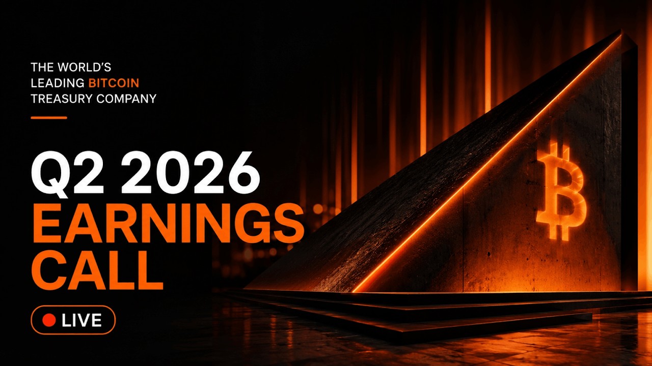 Strategy Q2 2026 Earnings Call Live — Michael Saylor Updates on Bitcoin (BTC)