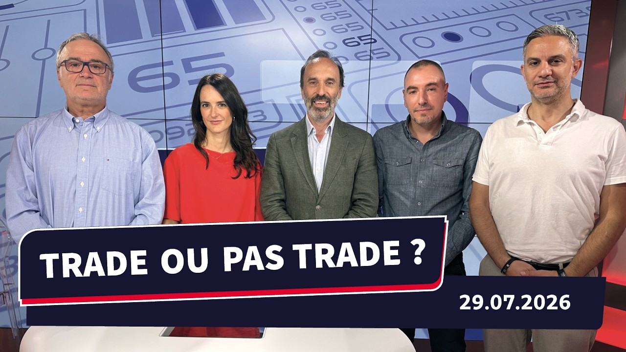 Trade ou Pas Trade: Le talkshow du trading: Eurostoxx, S&P, NASDAQ, Gecina, Vinci, SES, Air Liquide